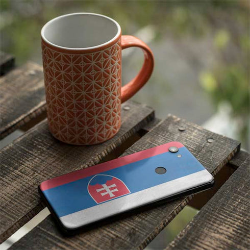 Slovakia Flag Distressed Google Pixel 3a Skin